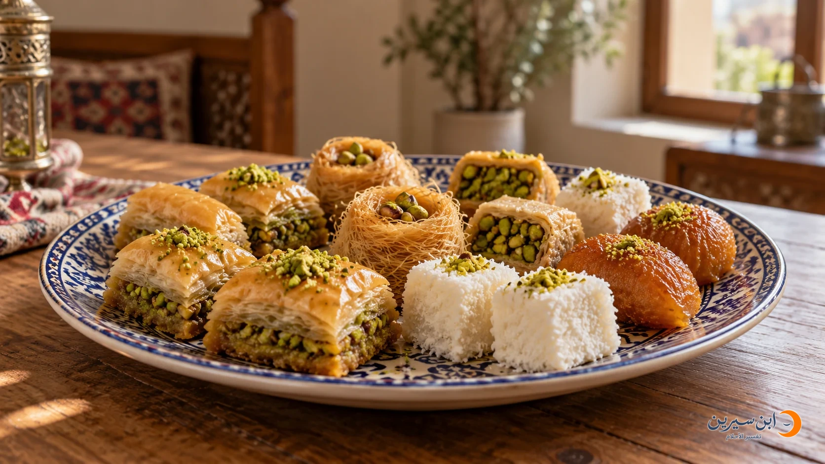طبق من الحلويات المتنوعة على طاولة في بيت