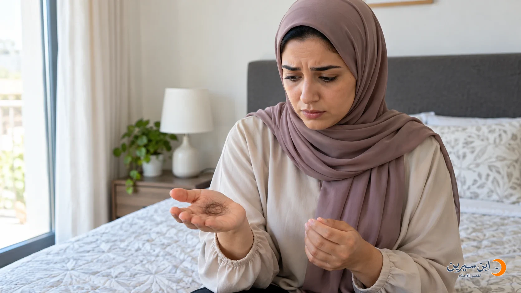 خصل شعر متساقطة